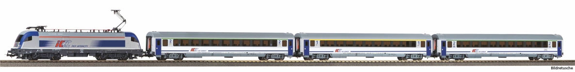 PIKO 57116 - H0 - Start-Set E-Lok EU 44, PKP, Ep. VI